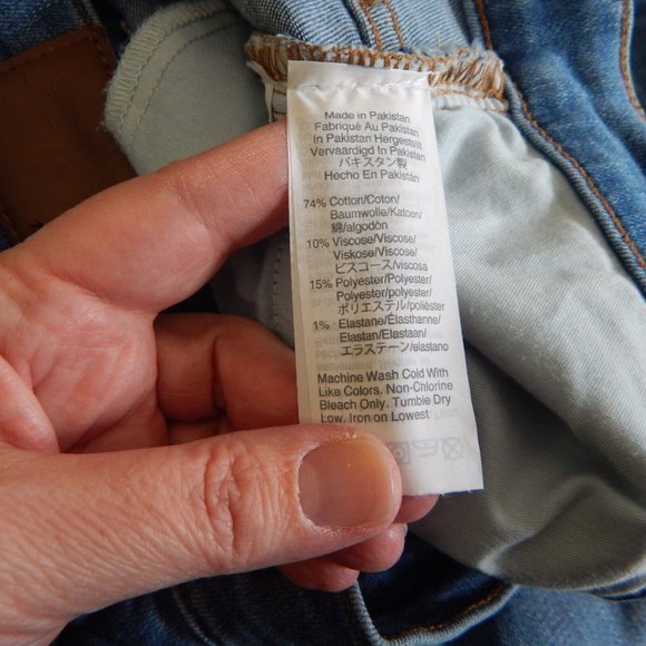 MADEWELL JEANS roadtripper crop light wash iberia super stretch high rise 32 - Picture 10 of 10